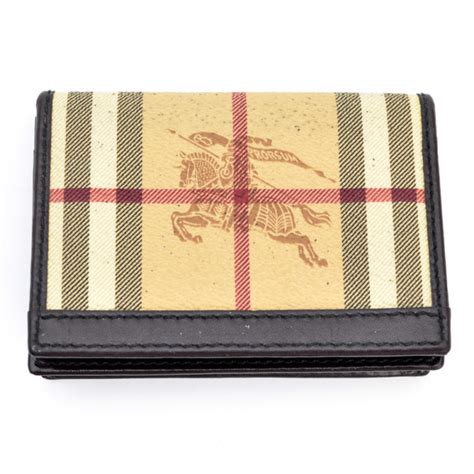 burberry haymarket check card holder|Haymarket Check E.